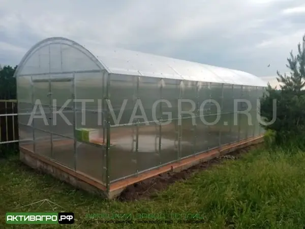 Теплица Ударница Благодатная, ширина 4/5 м, труба 40х20 + 20х20 Теплица Ударница Благодатная, ширина 4/5 м, труба 40х20 + 20х20